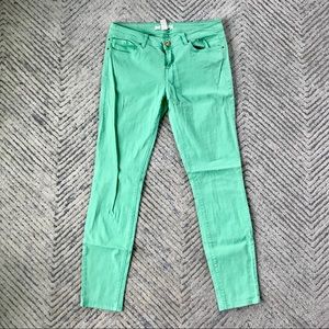 Mint Skinny Jeans